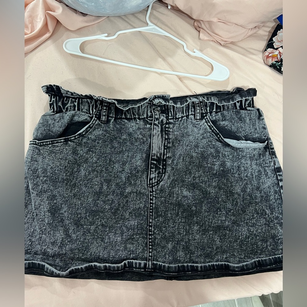 Black wild fable denim skirt